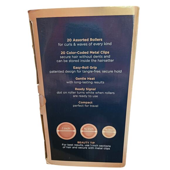 Conair Curls and Waves Hot Rollers - Picture 2 of 8